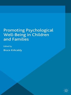 cover image of Promoting Psychological Wellbeing in Children and Families